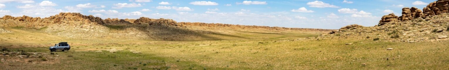 Long journey through the Mongolian steppe