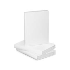 An image of a White Book isolated on a white background