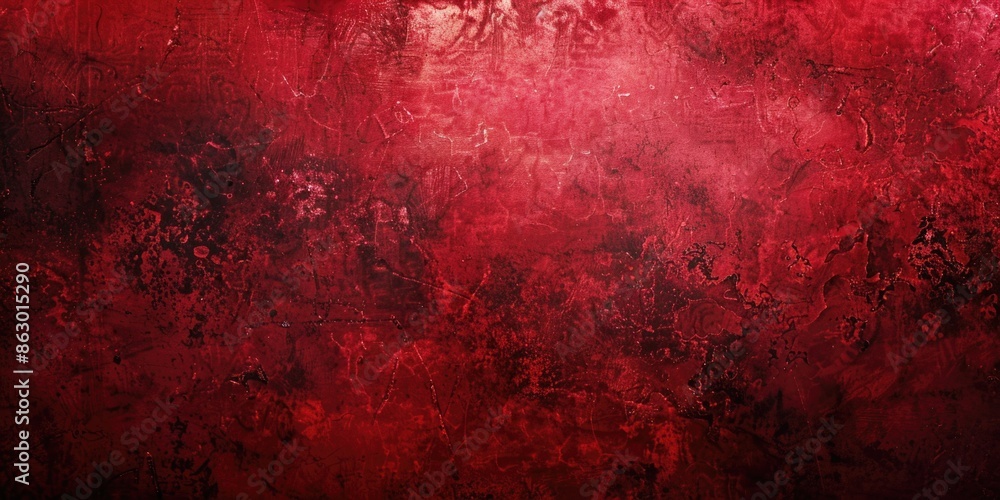 Poster a bold and striking image featuring a predominantly red and black color scheme