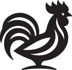 Chicken Silhouette Vector Design