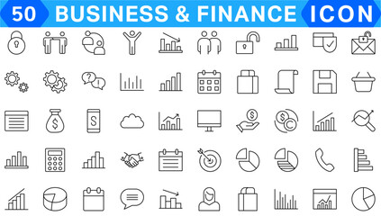 Vector business and finance editable stroke line icon set with money, bank, check, law, auction, exchance, payment, wallet, deposit, piggy, calculator, web and more isolated outline thin symbol