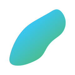 Liquid Fluid Gradient random organic shapes