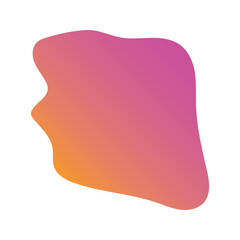 Liquid Fluid Gradient random organic shapes