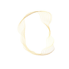 Abstract Gold liquid geometric element, shapes