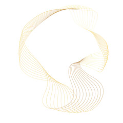 Abstract Gold liquid geometric element, shapes