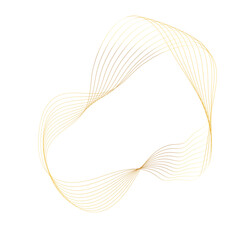 Abstract Gold liquid geometric element, shapes