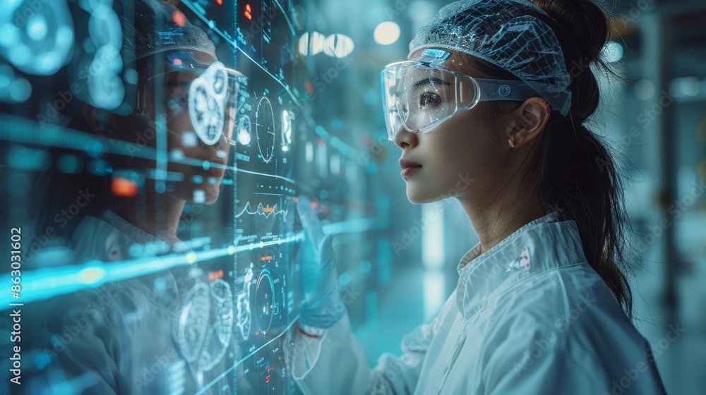 Poster A medical team using a holographic communication system to collaborate with specialists from around the world.
