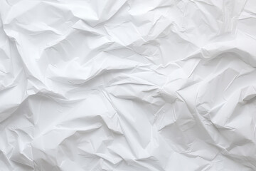 Obraz premium Processed collage of crumpled white paper sheet texture. Background for banner, backdrop or texture