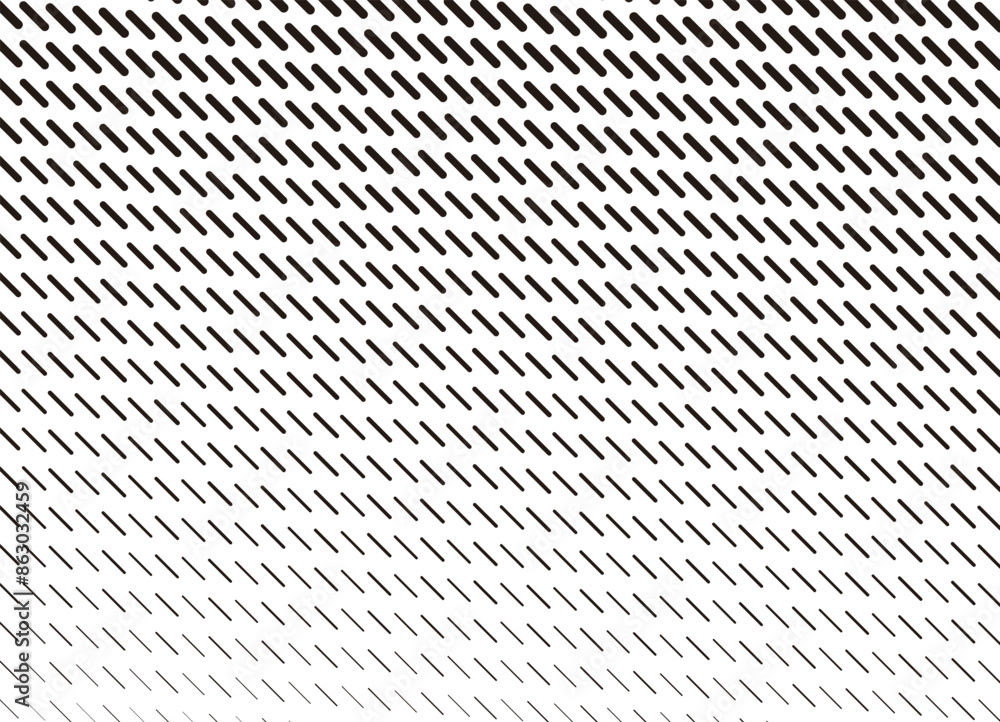 Aufkleber black and white halftone pattern. dash line seamless pattern. vector format illustration