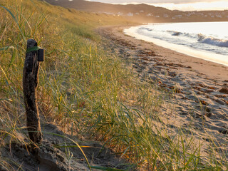 Beautiful sunset at Portnoo Narin beach in County Donegal - Ireland