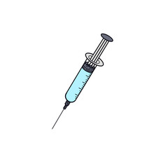 Medicine Syringe Illustration