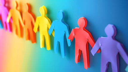 Inclusive LGBTQ education and awareness are being promoted in a vibrant classroom, where students diverse backgrounds engage in open discussions.The room is filled with colorful posters that celebrate