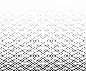 Geometric pattern of black diamonds on a white background.Seamless in one direction. Option with a Long fade out.The Scale transformation method.
