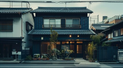 Naklejka premium 日本の住宅街