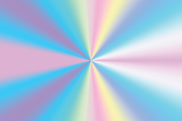 Obraz premium A vibrant rainbow background radiating from the center with a smooth gradient of pastel colors.