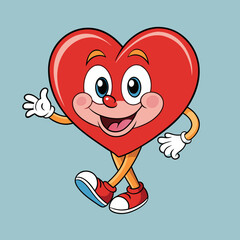 Fototapeta premium illustration of valentine heart