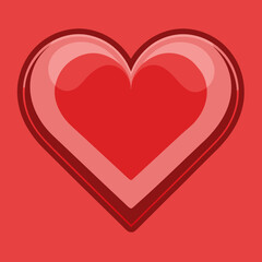 illustration of valentine heart