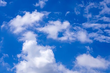 blue sky with clouds