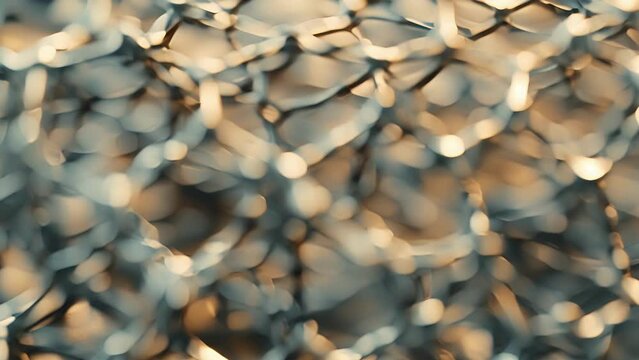 This closeup texture shows the intricate weblike structure of a nanomaterial coating with each filament connecting to neighboring particles. The network effect creates a strong durable