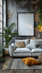 Fototapeta premium living room Interior decoration