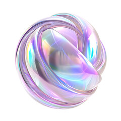 ball shapes gradient iridescen
