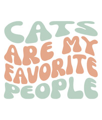 Retro, Cat Craft Design. T-shirt Design. Illustration