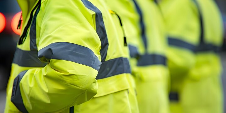 Yellow high visibility jackets for sale designed for safety and visibility. Concept Safety Gear, Visibility Jackets, High Visibility Clothing, Outdoor Workwear, Protective Apparel
