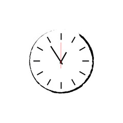 clock isolated on white