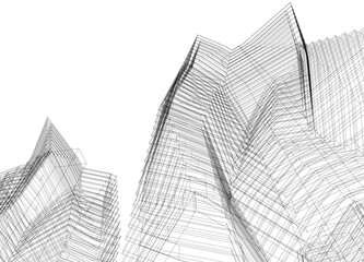 Fototapeta premium abstract architecture