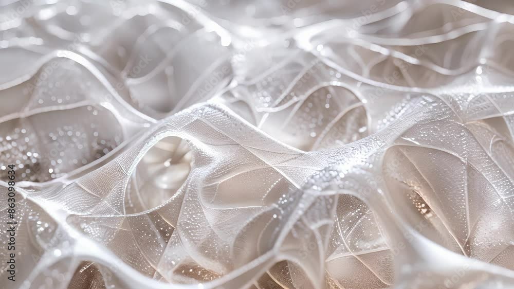 Poster looking closely the intricate web of lines on the transparent polycarbonate reveals a sy yet lightwe
