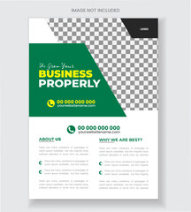 Modern digital marketing flyer template
