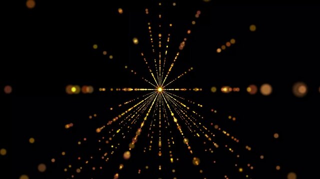 Abstract motion Background Video, colorful light particle tunnel motion video 4K 