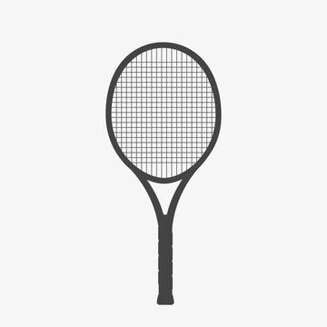 Tennis racket icon. Vector illustratior