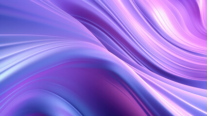 Abstract image with wavy lines in purple and pink tones. The lines flow smoothly into each other, creating the effect of movement and depth.
