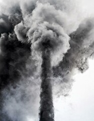 Fond de fumée noire et blanche