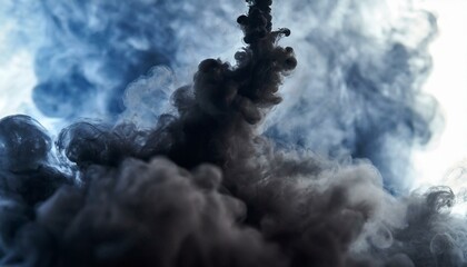 Fond de fumée noire