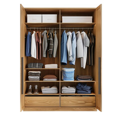 wardrobe isolated on white
