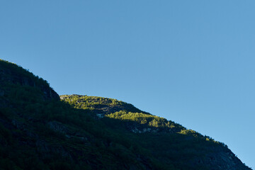 Naklejka premium Image from the area of Vangsmjose Lake at Vang in Valdres, Oppland, Norway, of June 2024.