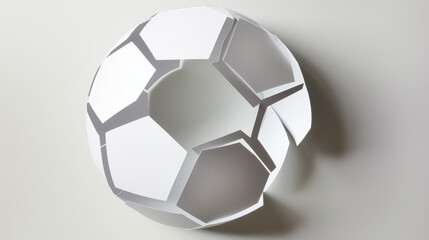 Obraz premium soccer ball cut out