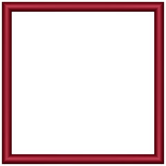 Transparent Frame PNG - Red Square