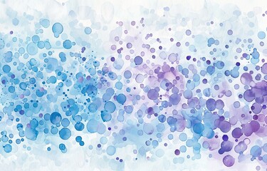 A white background with tiny blue and purple dots that realistically depicts the beauty of raindrops on glass.