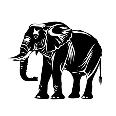 Fototapeta premium African Elephant Vector Logo