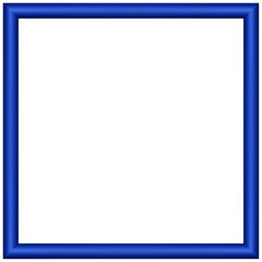 Transparent Frame PNG - Blue Square