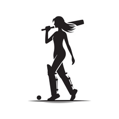 Playing vector illustration art