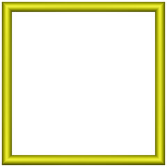 Transparent Frame PNG - Yellow Square