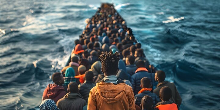 Challenges Faced by African Migrants Seeking Asylum in Europe Legal, Social, and Integration Issues. Concept Legal challenges, Social obstacles, Integration struggles, African migrants