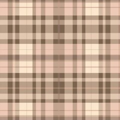 Seamless pattern ornament tartan, check in pleasant brown colors