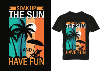 typography summer vector modern stylish t shirt template design.