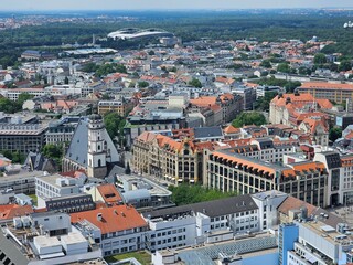 Leipzig Panorama, Altstadt und Sehenswürdigkeiten