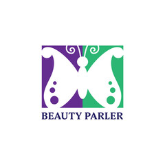 Beauty Parler Butterfly Logo
